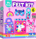 KRAFUN My First Beginner Felt Kit Unicorn Girl Animal Craft by FunCreativeArtsCraftKits