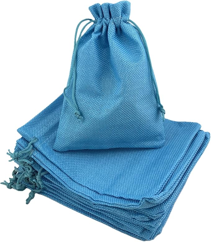 Palmhomee Pack of 25 Burlap Gift Bags by Palmhomee