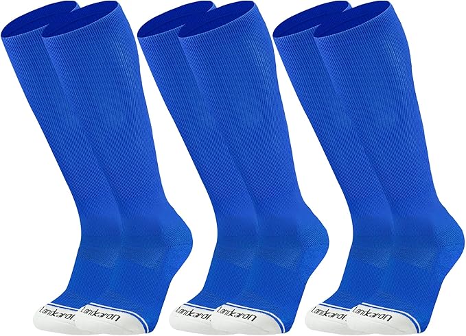 Youth Performance Baseball & Softball Socks (3 Pairs) over the Calf