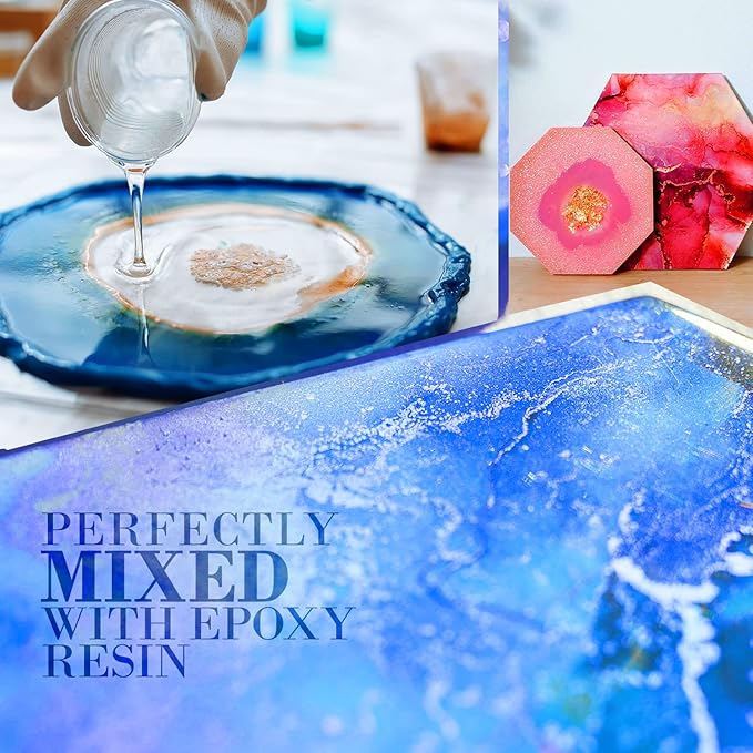 Royal Blue Mica Powder for Epoxy Resin 56g / 2oz. Jar - Image 3