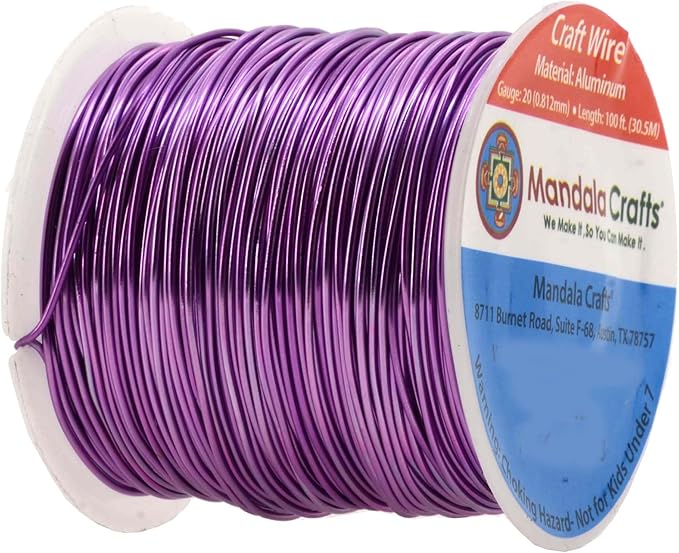 Mandala Crafts 20 Gauge Anodized Aluminum Craft Wire - Image 2