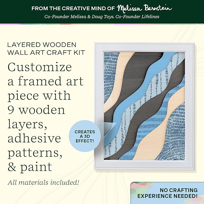 Lifelines FlowCrafts, Layered Wooden Wall Art - Image 2