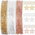 Jishi 30ft Jewelry Making Chains Bulk 2mm Necklace Chains, Jewelry Making by Jishi