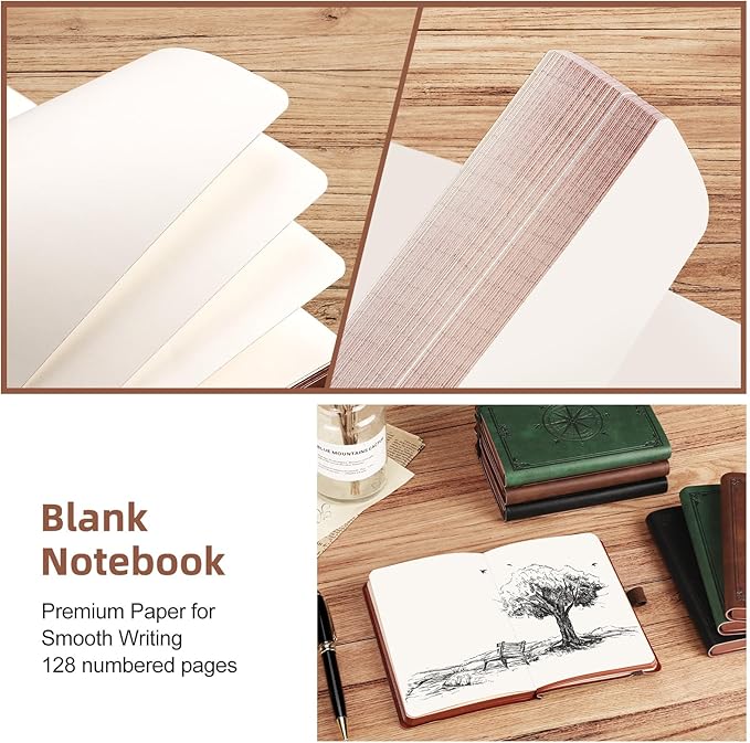 AHGXG Small Blank Pocket Journal Notebook - Image 6