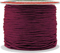 Mandala Crafts 1mm 109 Yards Maroon Cotton Waxed Cord by MandalaCrafts