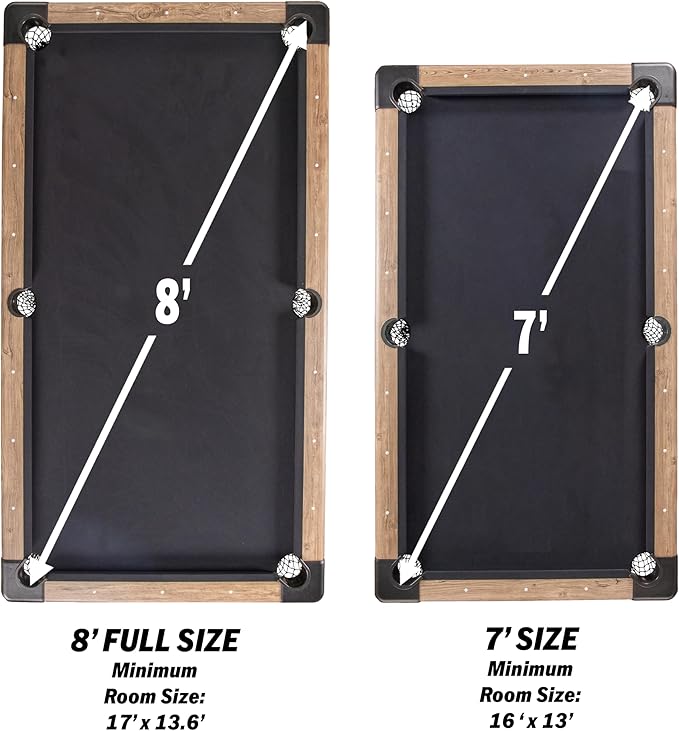 GoSports 6, or 8 ft Billiards Tables - Image 6