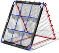 Baseball Rebounder Net | 12-Angle Baseball Pitching Net w/ 9 Pocket Nets – Softball & Baseball Training Equipment – Multi-Sport Bounce Back Net for Soccer, Volleyball, Basketball, Lacrosse & More