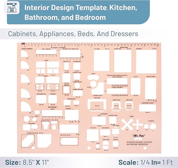 Mr. Pen- House Plan, Interior Design and Furniture Templates, Drafting Tools - Image 4