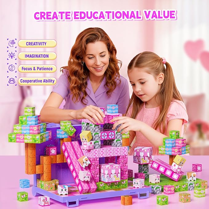 Magnetic Blocks, Magnetic Building Blocks, STEM Constructions Magnet Blocks - Image 4