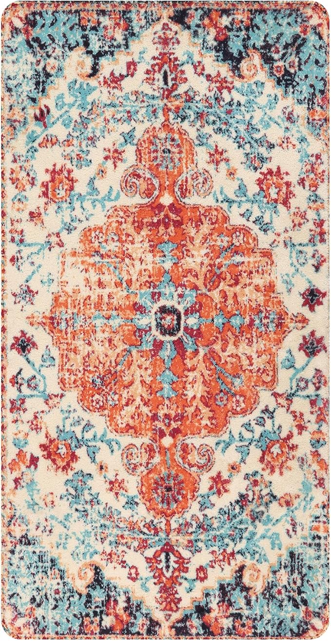 Lahome Bohemian Floral Medallion Runner Rug - Image 10