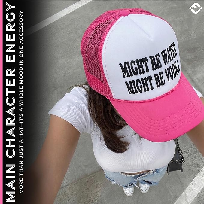 Funky Junque Premium Mesh Snapback Trucker Hat - Stylish Comfort for All - Patriotic, Humor & More