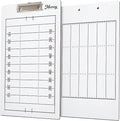 Murray Sporting Goods Dry Erase Coaches Clipboard | Double-Sided Dry Erase White Board