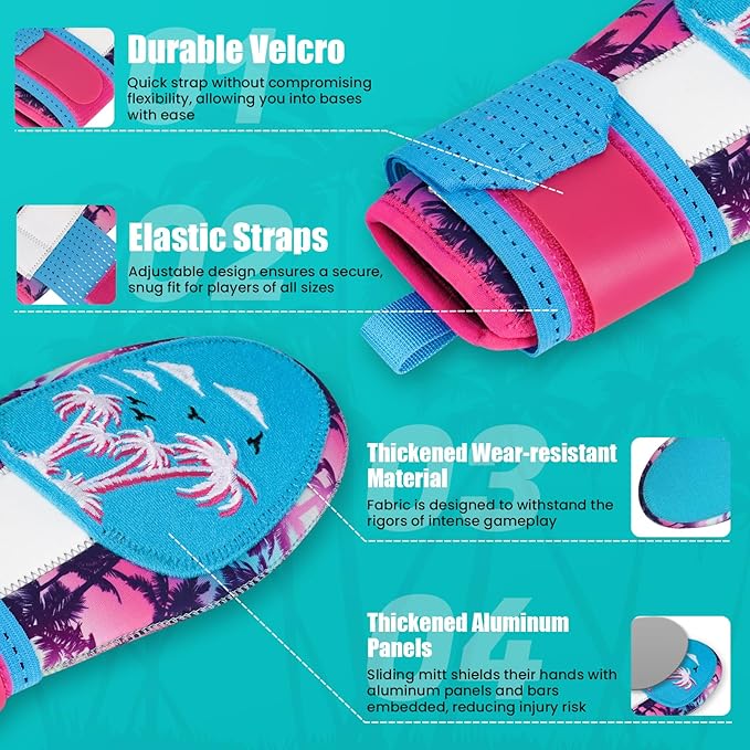 Baseball Sliding Mitt - Sliding Mitt for Youth - Drippy Drip Accessory Gingerbread Man, Coco, Scary HaHa - Softball