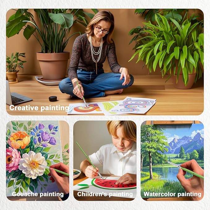 Paint Brush Set, Professional Paint Brushes - Image 6