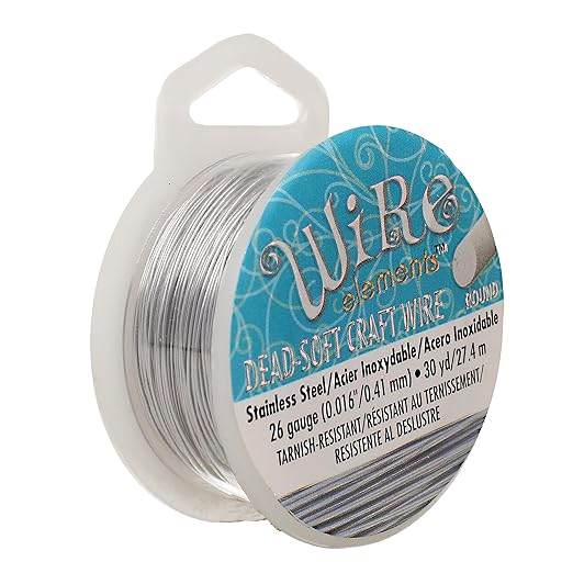 The Beadsmith Wire Elements Craft Wire – Tarnish Resistant, Soft Temper by TheBeadsmith