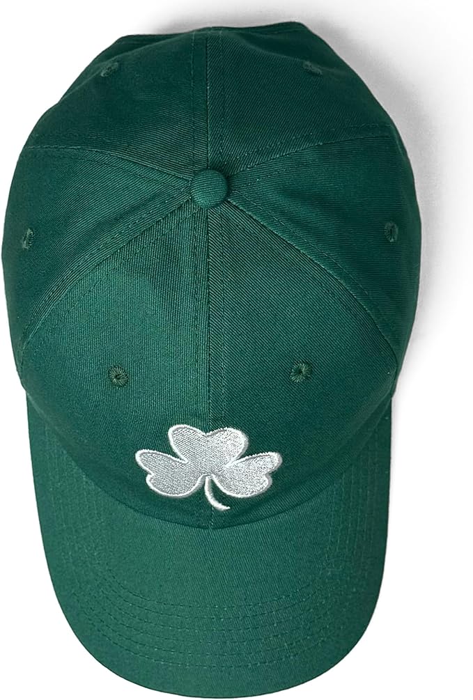 St Patricks Day hat Green Baseball Cap Shamrock Embroidered for man Women Funny