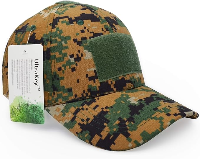 UltraKey Military Tactical Operator Cap, Outdoor Army Hat Hunting Camouflage Baseball Cap