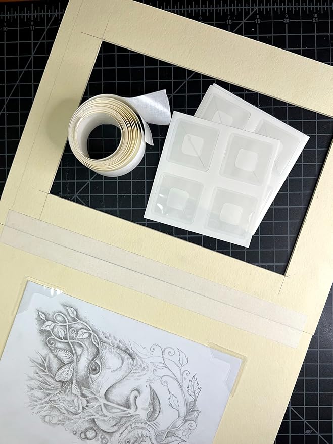 Lineco, Self-Adhesive Polypropylene Mounting Corners, 1.25 inch Full View - Image 7