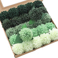 Floroom Artificial Dahlia Flowers 25pcs Real Looking Forest Green Shades Foam by Floroom