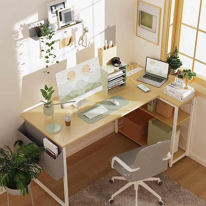 TIQLAB L-Shaped Computer Desk - Image 2