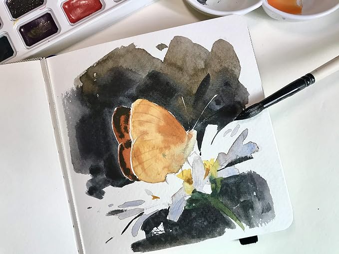 tumuarta Watercolor Journal, 140 LB, 300 GSM, Cotton Paper, Cold Press - Image 3