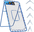 Volleyball Baseball Rebounder Net, Softball Rebounder Pitchback Net Quick Adjustments, Quick Adjustments Lacrosse Bounce Back Practice Equipment, Ideal for Outdoor Indoor and Backyard Training