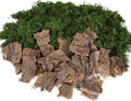 BYHER Fake Moss for Crafts, Tree Bark for Crafts, Floral Arrangements by Byher