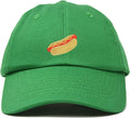 DALIX Hot Dog Hat Embroidered Mens Womens Baseball Cap