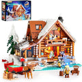 Aurora-Cabin Christmas Lighting-Building-Bricks Set by LUMIBRICKS
