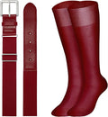 XZQTIVE Baseball Softball Socks and Baseball Softball Belt Combo Set Knee-High Soccer Socks for Kids Youth Adult