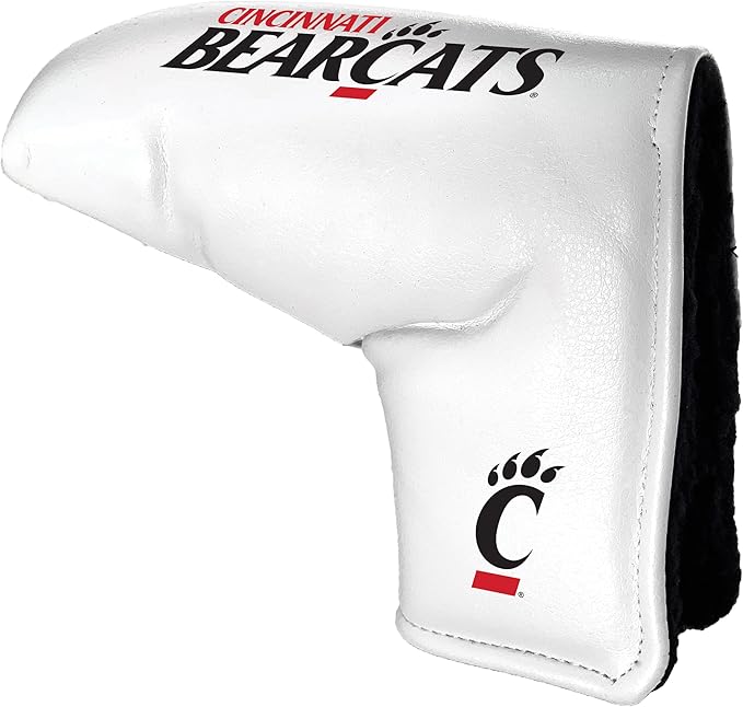 Team Golf NCAA Tour Blade Putter Cover (White), Fits Most Blade Putters, Scotty Cameron, Taylormade, Odyssey, Titleist, Ping, Callaway