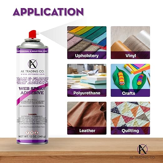 AK TRADING CO. Professional Quality General Multipurpose Spray Adhesive - Image 5