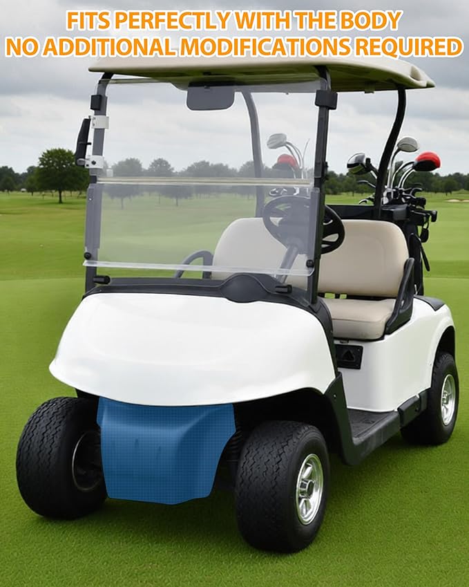 SAUTVS Front Bumper Assembly Plastic Front Fascia for EZGO RXV 2008-2015 Gas or Electric Golf Cart Accessories, Replace OEM# 605935