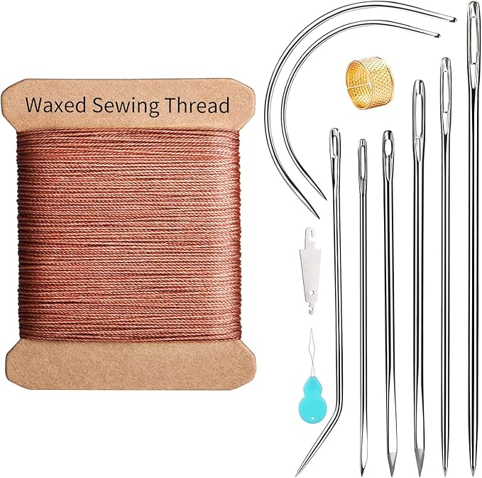 Repair Sewing Kit, Upholstery Needle and Thread Kit by KAQRHFT