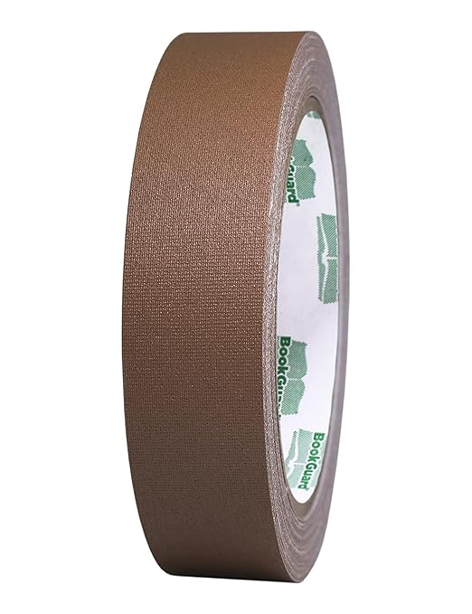 BookGuard 1 Inch Premium Bookbinding Repair Cloth Tape, 15 Yard Roll by ChromaLabel
