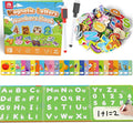 Coogam Magnetic Letters and Numbers, 36 Animal & Fruit Fridge Magnets, by Coogam