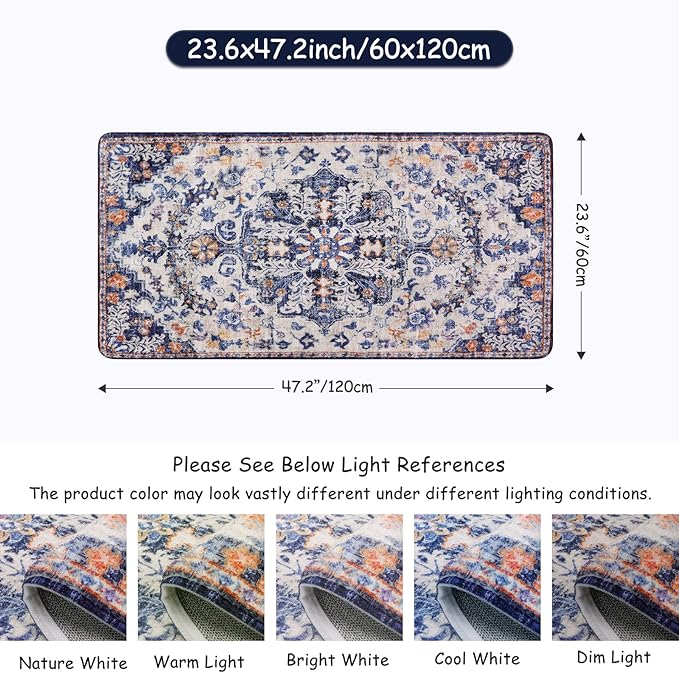 Lahome Bohemian Floral Medallion Runner Rug - Image 2