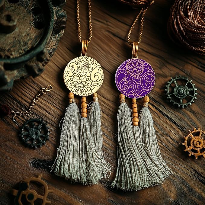 CHGCRAFT Mandala Polymer Clay Texture Sheets Scroll Pattern Silicone Texture - Image 8