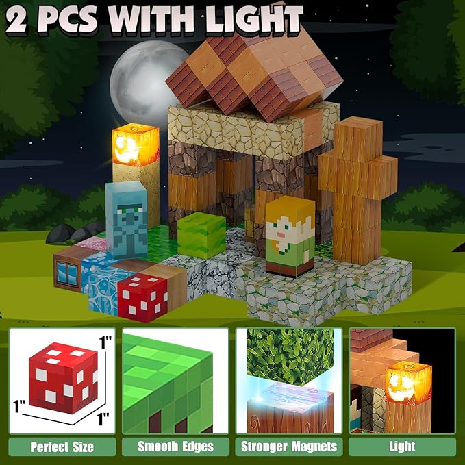 Magnetic Blocks Toy Building Set - Image 3