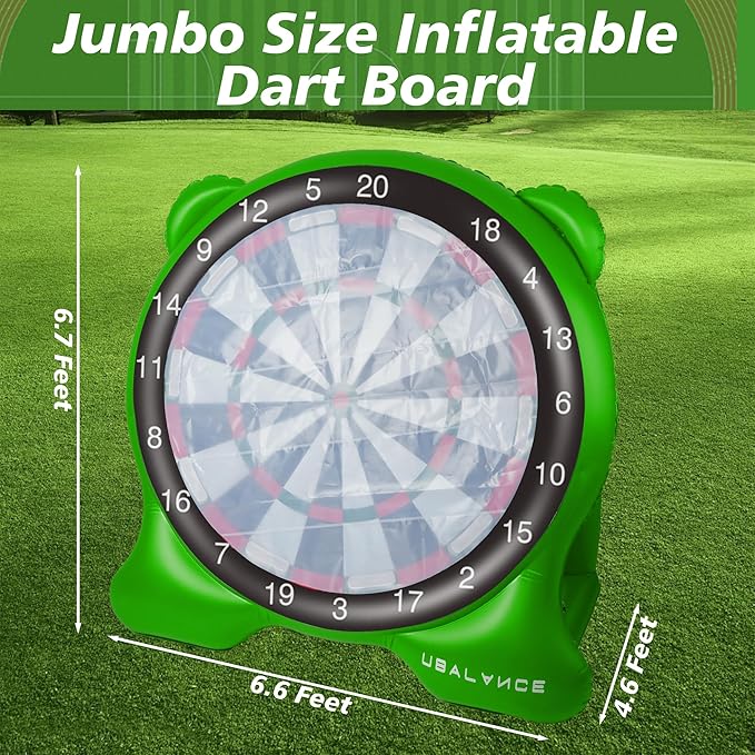 UBALANCE Giant Inflatable Dart Board, Outdoor Dartboard Yard Games - Image 4