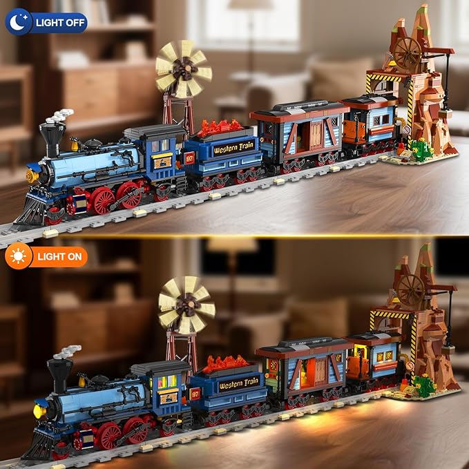 Western Train Building Set - Image 4