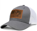 Fishing Hat Fishing Gifts for Men Bass Fish Flag Gear Accessories Stuff Trucker Hat Snapback Baseball Cap