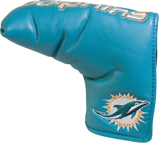 Team Golf NFL Vintage Blade Putter Cover Golf Club Vintage Blade Putter Headcover, Form Fitting Design, Fits Scotty Cameron, Taylormade, Odyssey, Titleist, Ping, Callaway