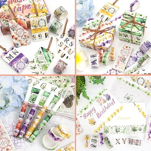 24 Rolls Washi Tape Set - Image 6