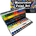 Professional Watercolor Paint Set, 36 Water Colors by HippieCrafter