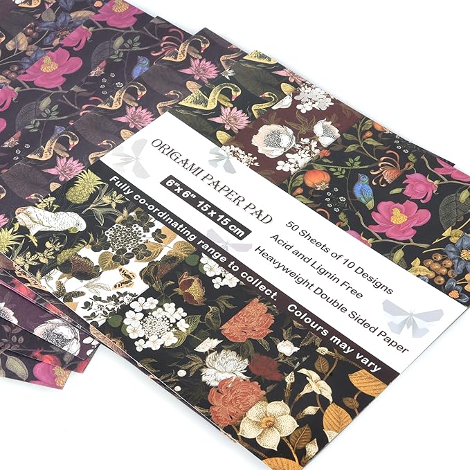 Origami Paper Kit 100 Sheets 6 Inch Square Double Sided Color 20 Vivid Colors - Image 4