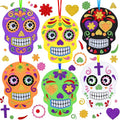 Fennoral 12 Pack Day of The Dead Craft Kits by Fennoral