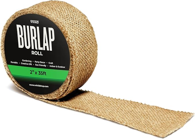 VViViD Burlap Fabric Roll Natural Jute by VVIVIDVINYLS