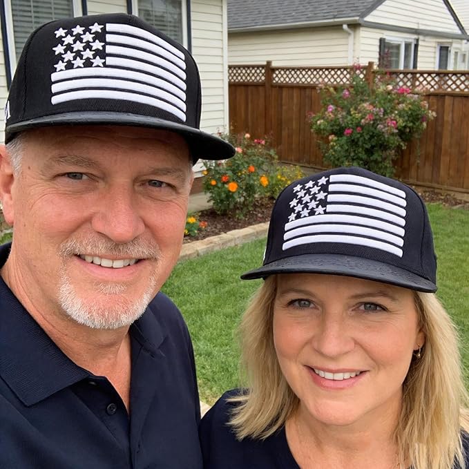 USA Flag Baseball Cap American Patriotic Trucker Hat Father Dad Mother Mom Adjustable Sportswear Hat for Men Women Adults