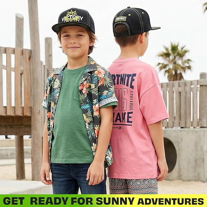 Get Trend Pokemon | Minecraft | Fortnite | Super Mario Kids Baseball Cap, Sunglasses Set UV Protection, Gamer Gifts for Boys
